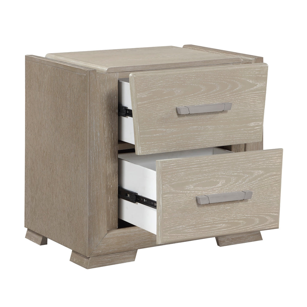 Aeon Night Stand - open drawer view