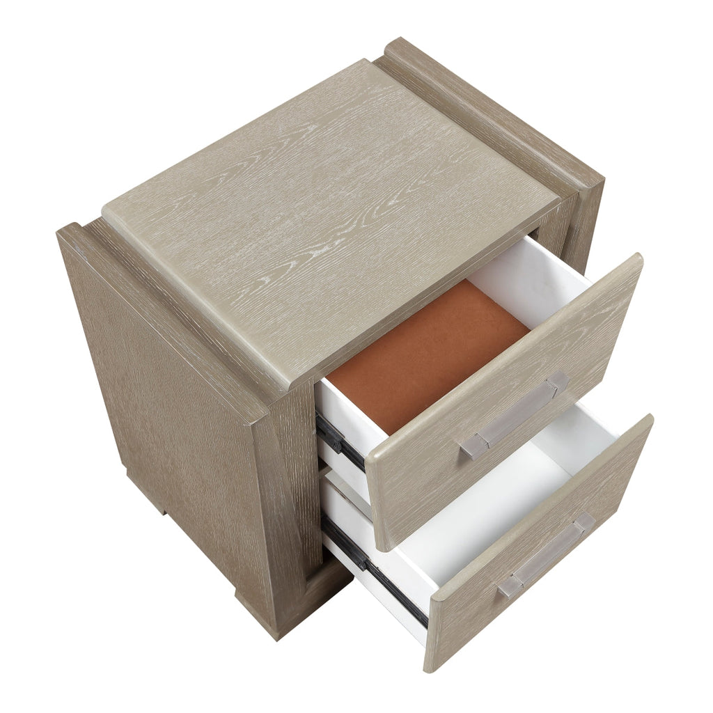 Aeon Night Stand - open drawer view