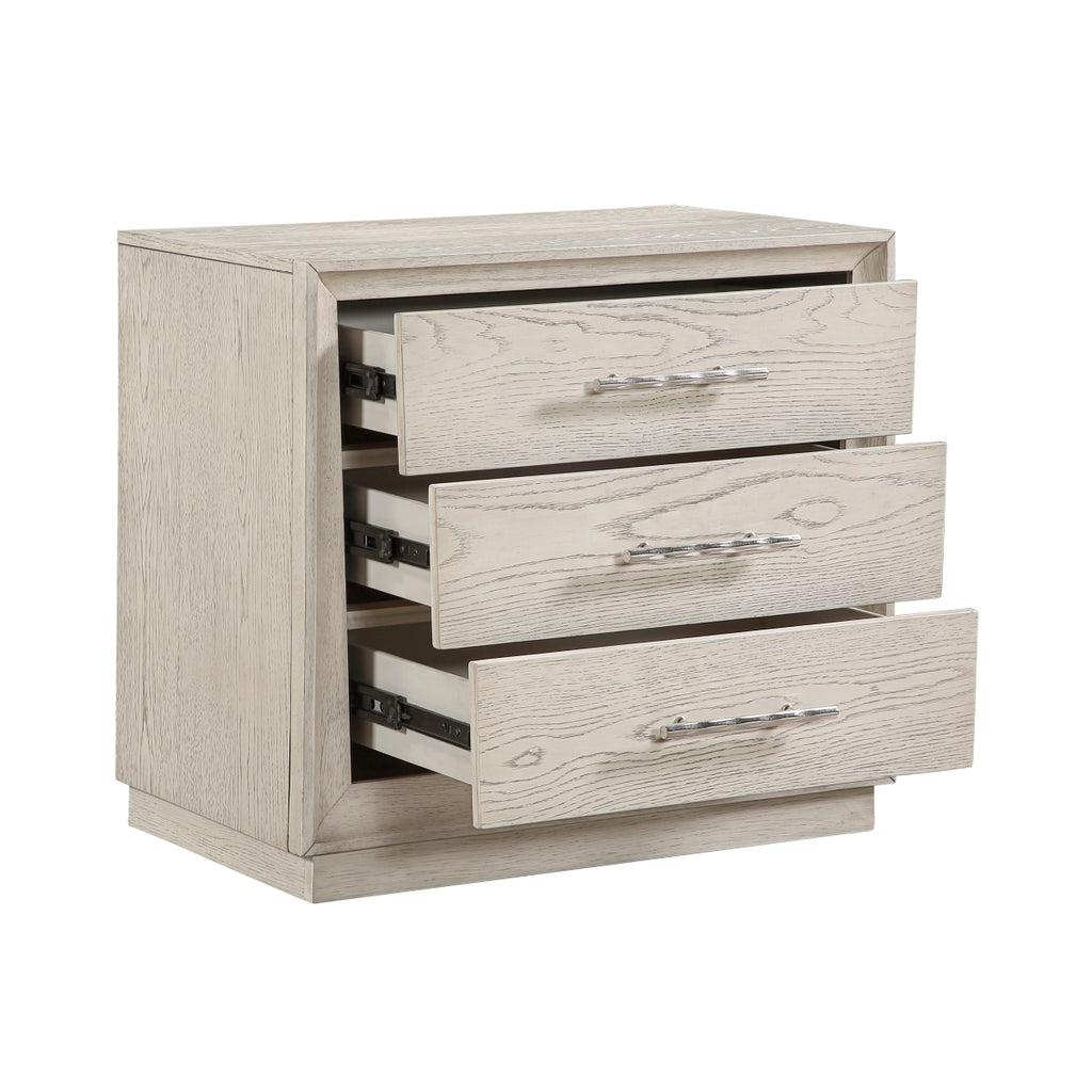 Solas Night Stand - open drawer view
