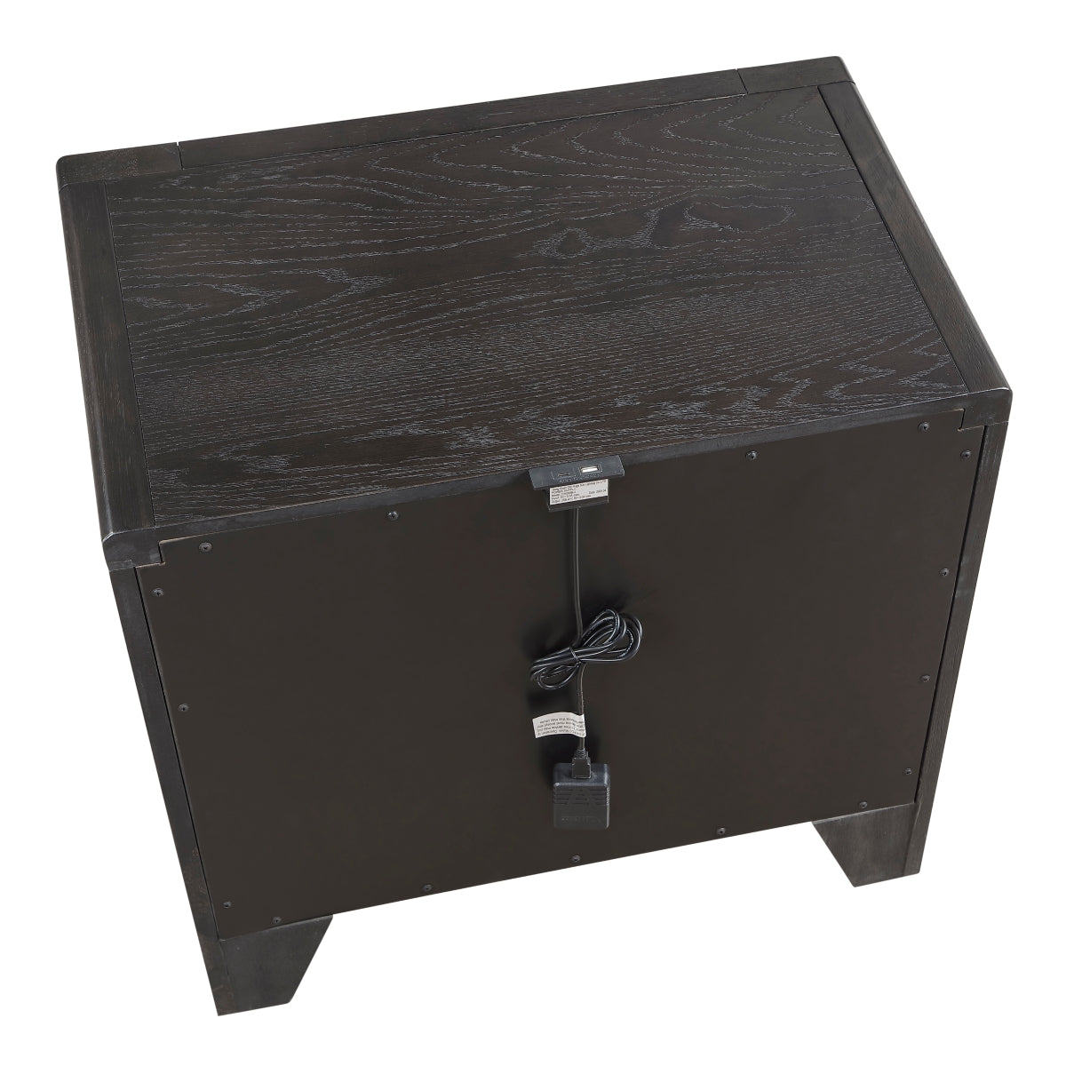 Elowen Night Stand (2502BK-4) - back view