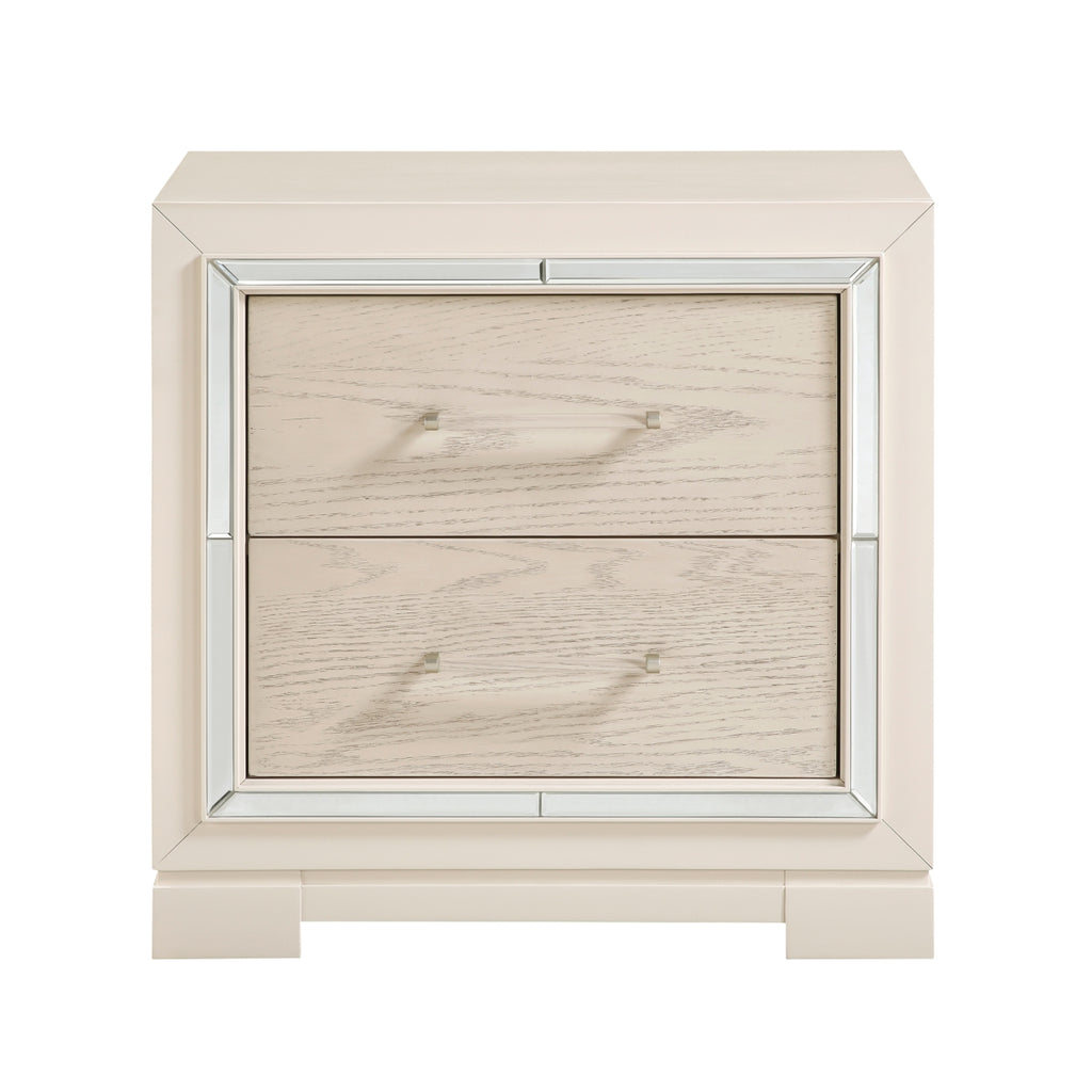 Alabaster Night Stand - front view