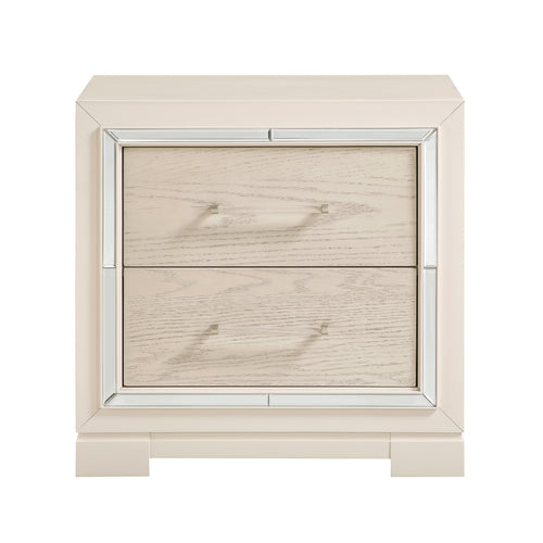 Alabaster Night Stand - front view