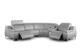 Smart CineFlex Grey Power Reclining Sectional sofa & USB-C Charging ,Bluetooth