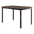 Tempe Dining Table, Faux Marble Top (2601-48)