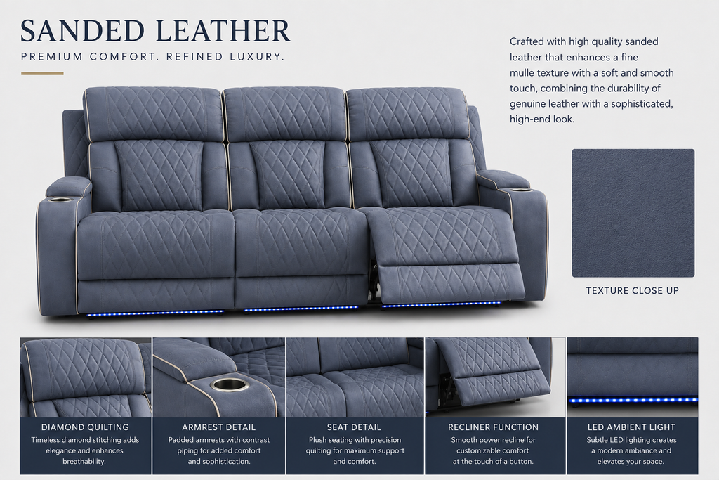 Power  Recliner Sofa ,Loveseat