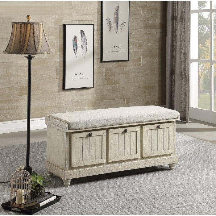 Woodwell Lift Top Storage Bench (4586W)