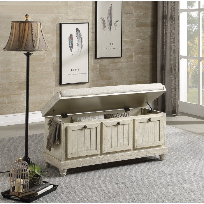 Woodwell Lift Top Storage Bench (4586W)