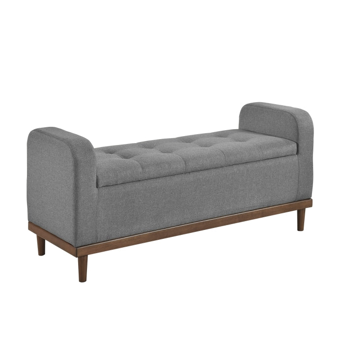 Brigitte Lift Top Storage Bench (4590GY)
