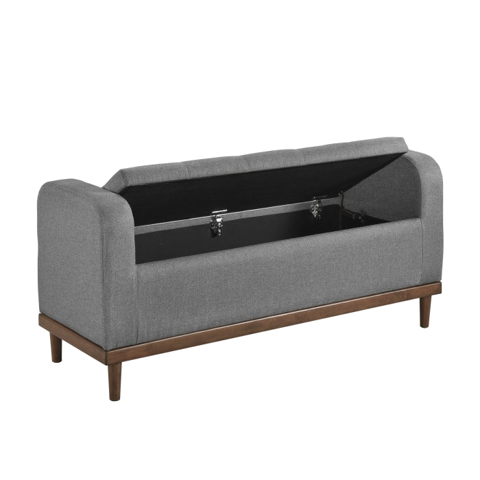 Brigitte Lift Top Storage Bench (4590GY)