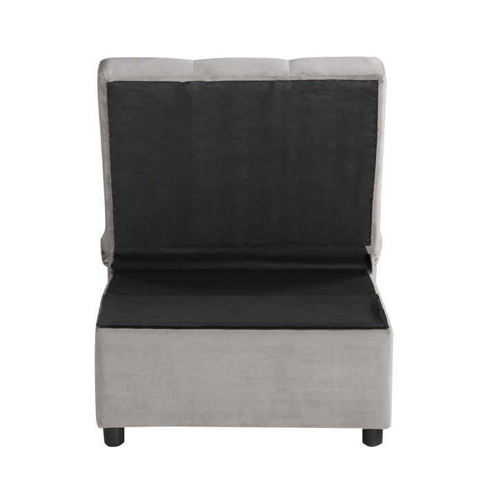 Garrell Lift Top Storage Bench with Pull-out Bed (4615-F4)