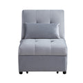 Lift Top Storage Bench with Pull-out Bed - Garrell - front product view