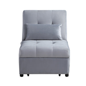 Lift Top Storage Bench with Pull-out Bed - Garrell - front product view