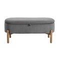 Mavis Lift Top Storage Bench (4797GY)