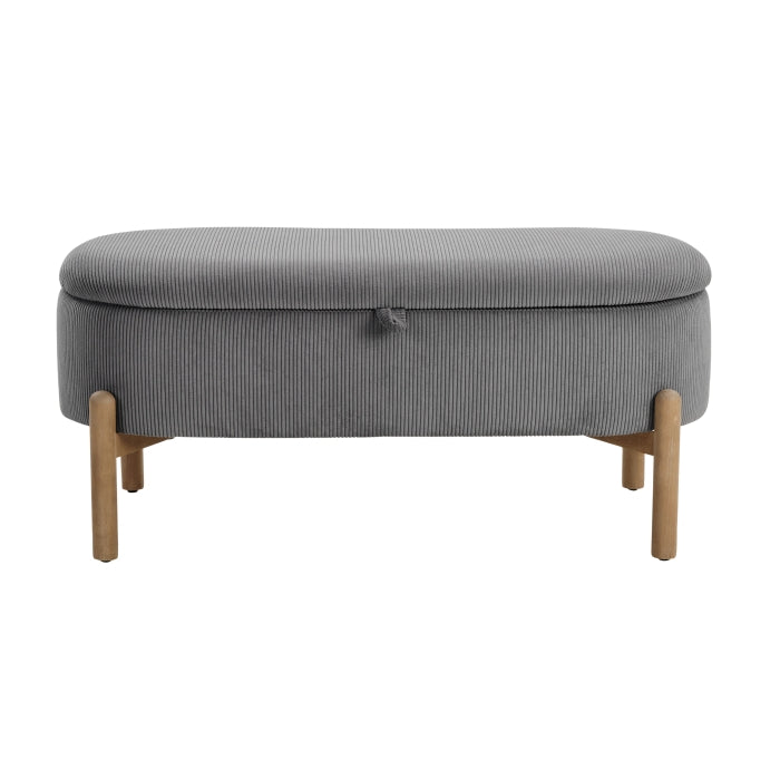 Mavis Lift Top Storage Bench (4797GY)