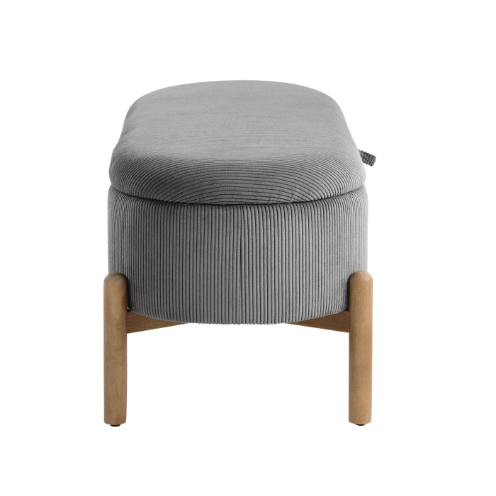 Mavis Lift Top Storage Bench (4797GY)