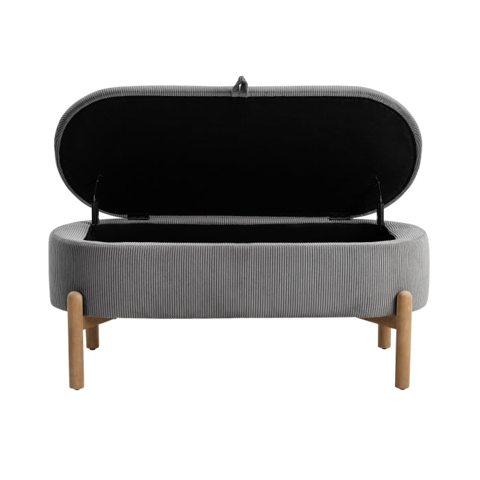 Mavis Lift Top Storage Bench (4797GY)
