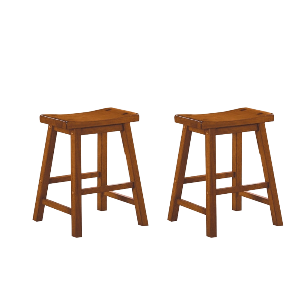 Saddleback 18 Dining Stool, RTA (5302A-18) - transparent product image