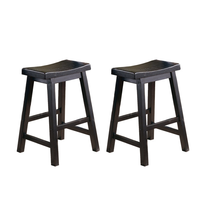 Saddleback 24 Counter Height Stool, RTA (5302BK-24)