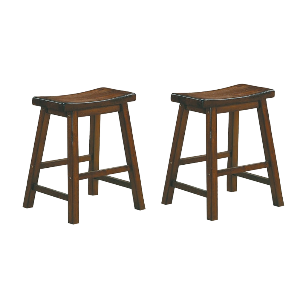 Saddleback 18 Dining Stool, RTA (5302C-18) - transparent product image