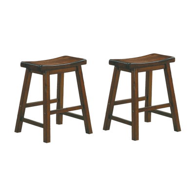 Saddleback 18 Dining Stool, RTA (5302C-18) - transparent product image