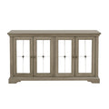 Vermillion Server with Mirrored Door