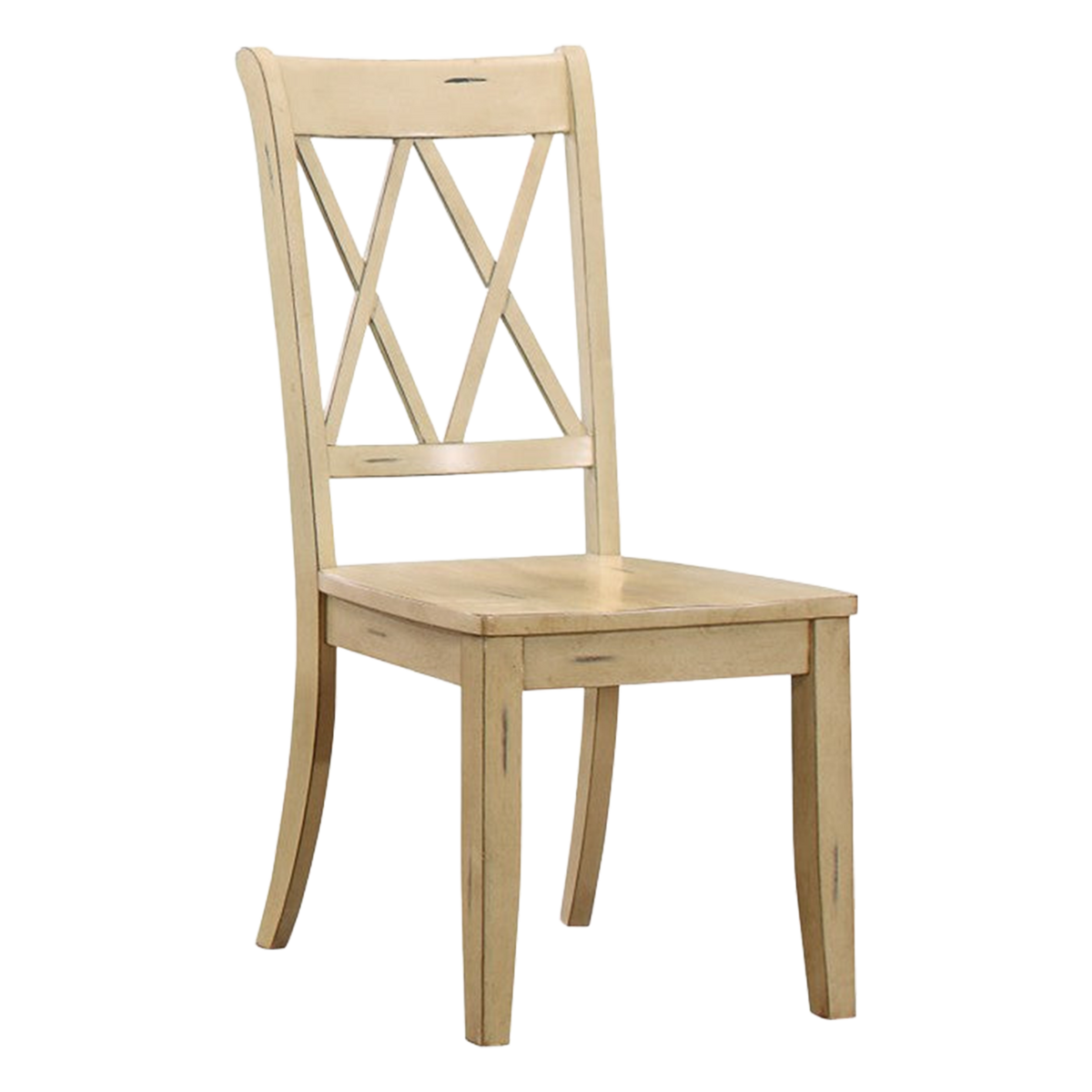 Janina Side Chair, Buttermilk - transparent product image