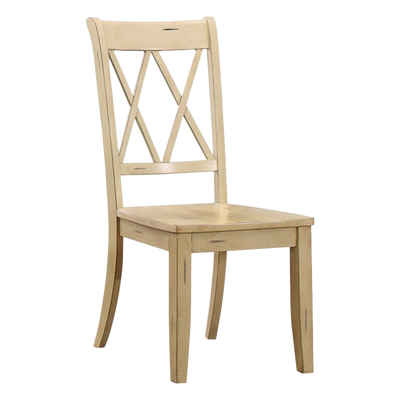 Janina Side Chair, Buttermilk - transparent product image