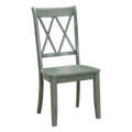 Janina Side Chair, Teal - transparent product image
