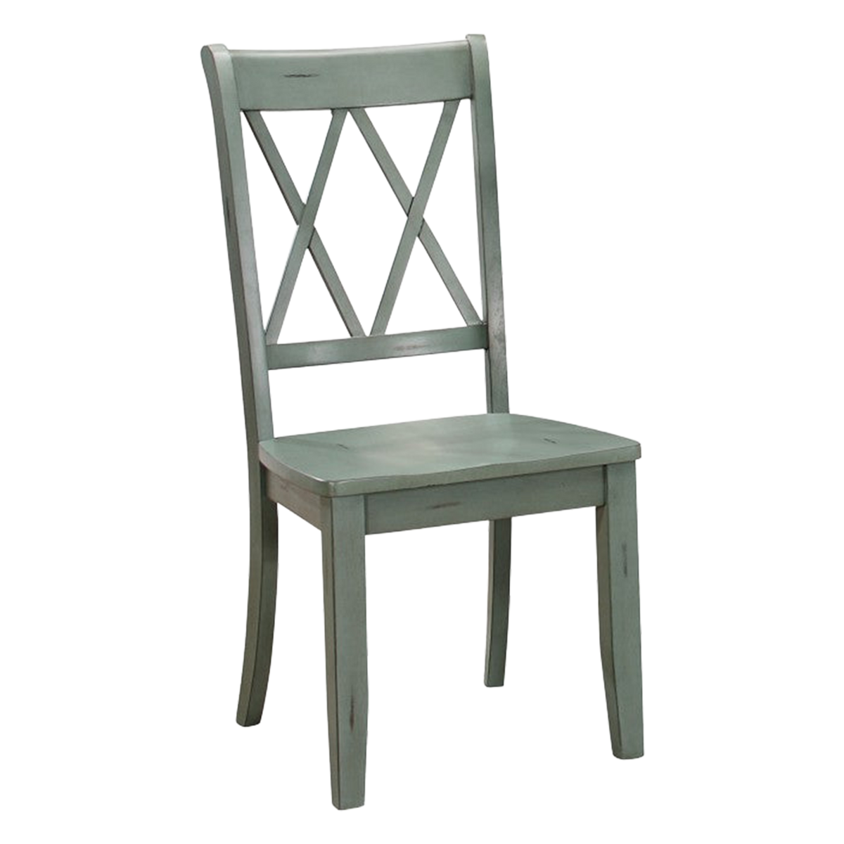 Janina Side Chair, Teal - transparent product image