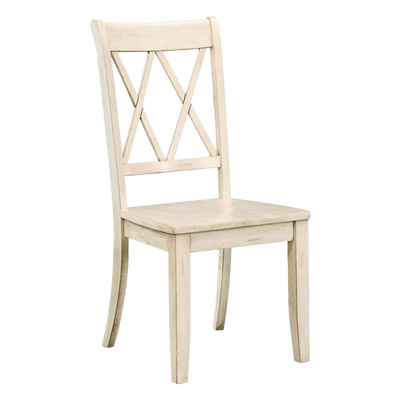Janina Side Chair, White - transparent product image