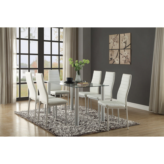 Florian Dining Table, Glass Top