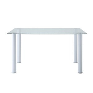 Dining Table, Glass Top - Florian - front product view