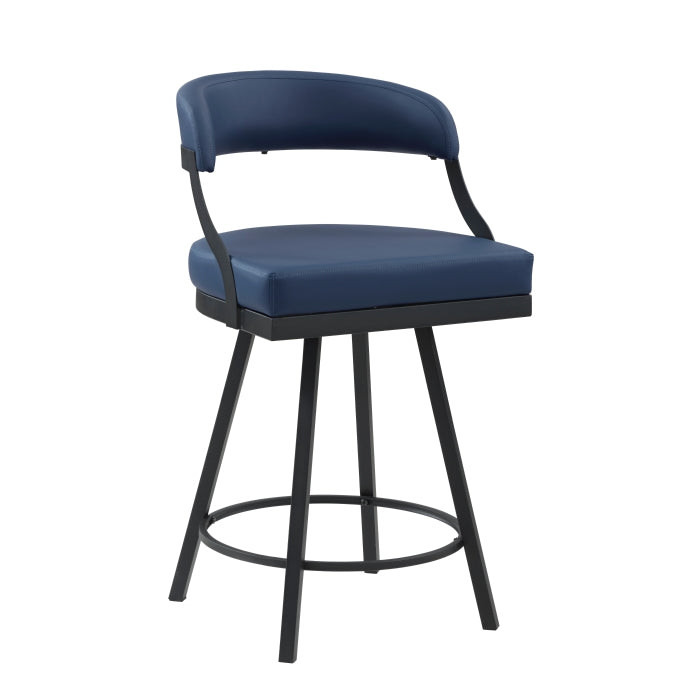 Crowley Swivel Counter Height Chair (5565-24BU)
