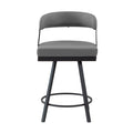 Crowley Swivel Counter Height Chair (5565-24GY)