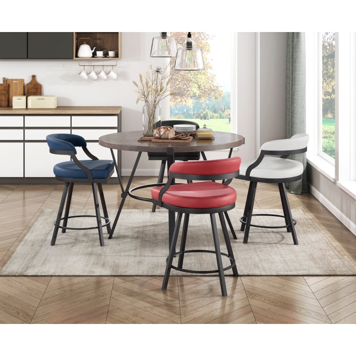 Crowley Swivel Counter Height Chair (5565-24RD)