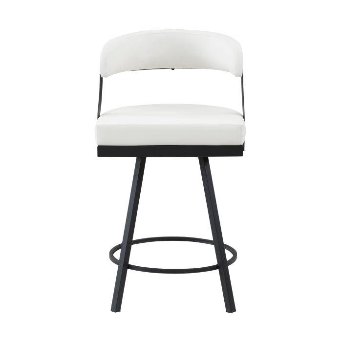 Crowley Swivel Counter Height Chair (5565-24WT)