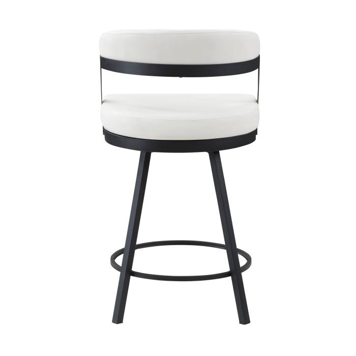 Crowley Swivel Counter Height Chair (5565-24WT)