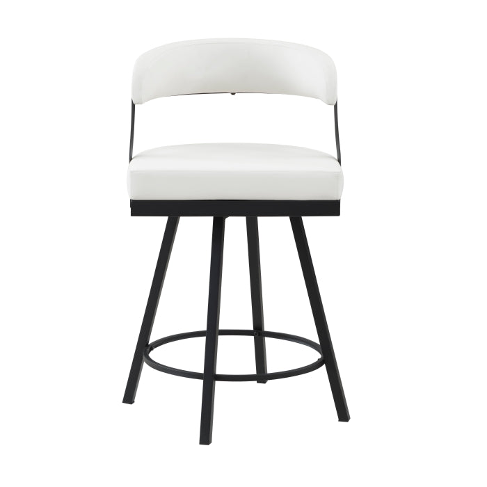 Crowley Swivel Counter Height Chair (5565-24WT)