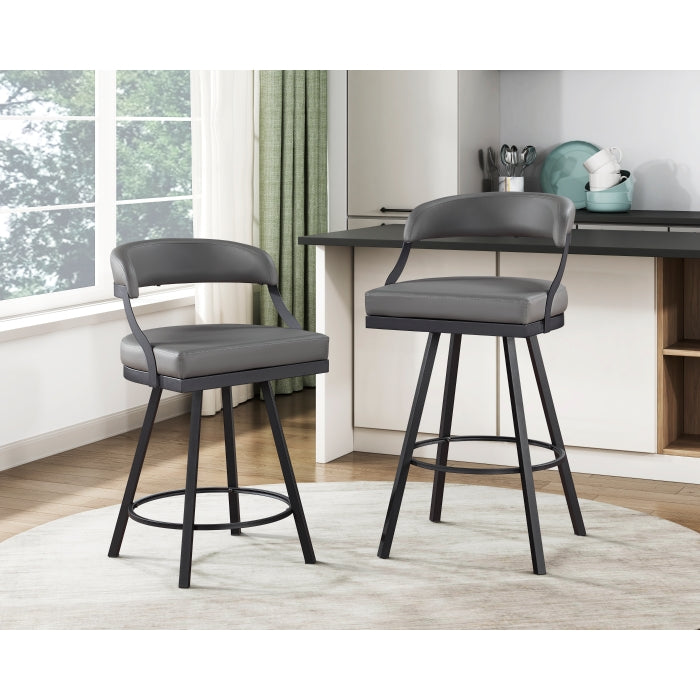 Crowley Swivel Pub Height Chair (5565-29GY)