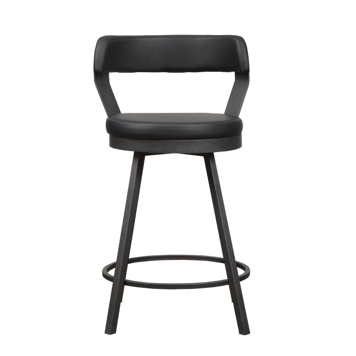 Swivel Counter Height Chair (5566-24BK3A)