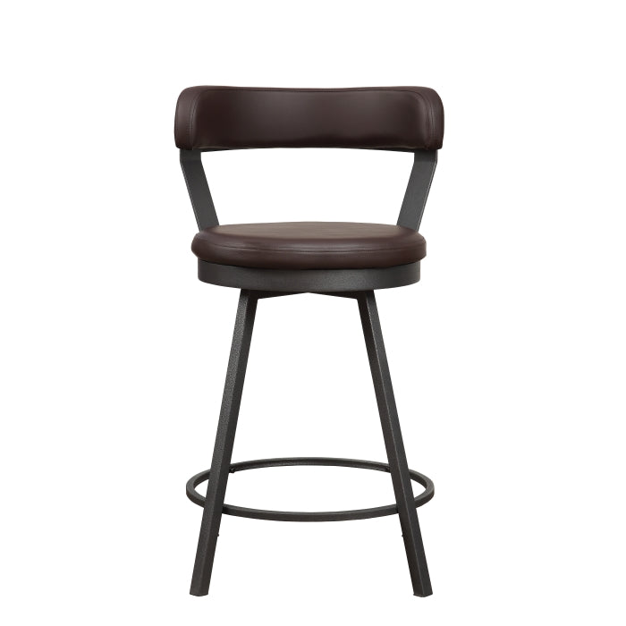 Swivel Counter Height Chair (5566-24BR3A)