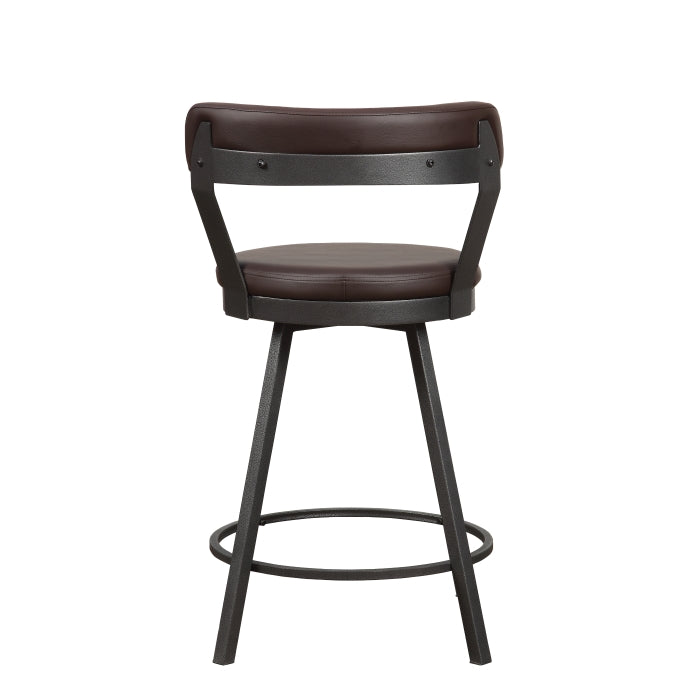 Swivel Counter Height Chair (5566-24BR3A)