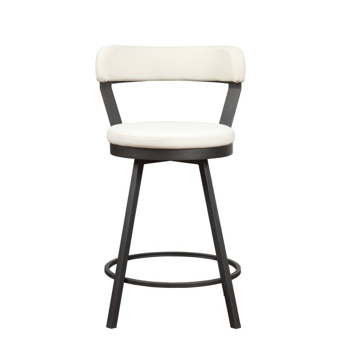 Appert Swivel Counter Height Chair, White