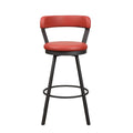 Appert Swivel Pub Height Chair, Red