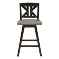 Amsonia Swivel Counter Height Chair (5602-24BKS1)