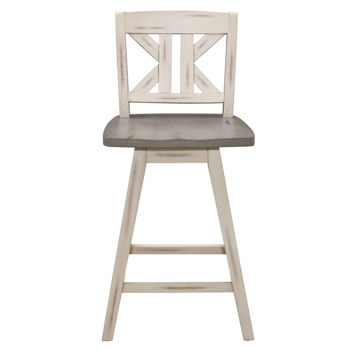 Amsonia Swivel Counter Height Chair (5602-24WTS1)