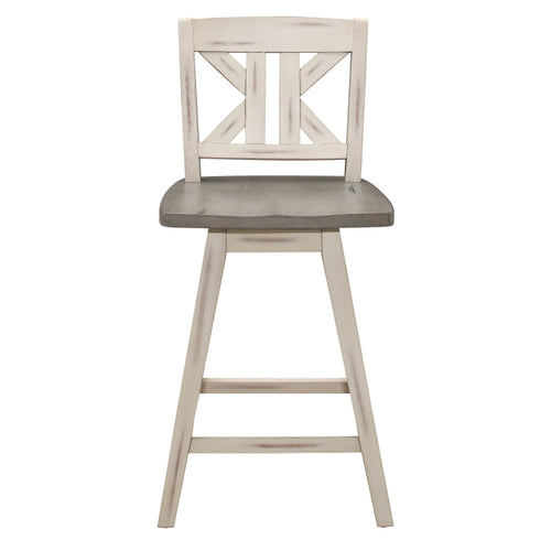 Amsonia Swivel Counter Height Chair (5602-24WTS1)
