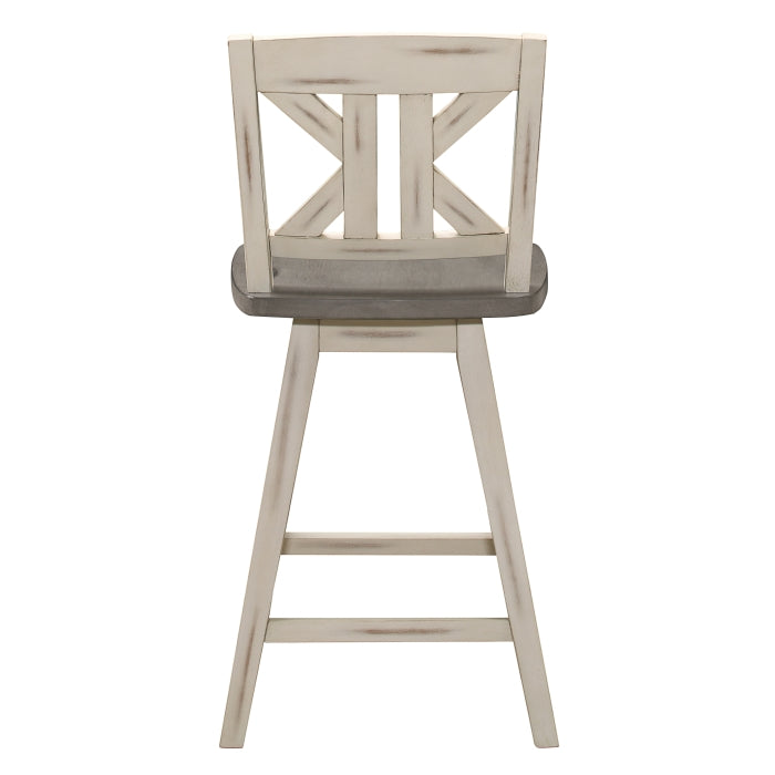 Amsonia Swivel Counter Height Chair (5602-24WTS1)