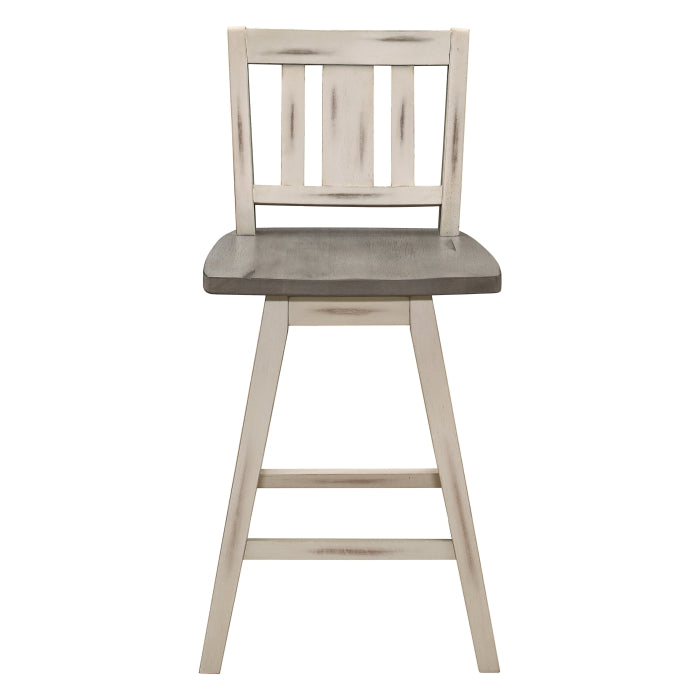 Amsonia Swivel Counter Height Chair (5602-24WTS2)