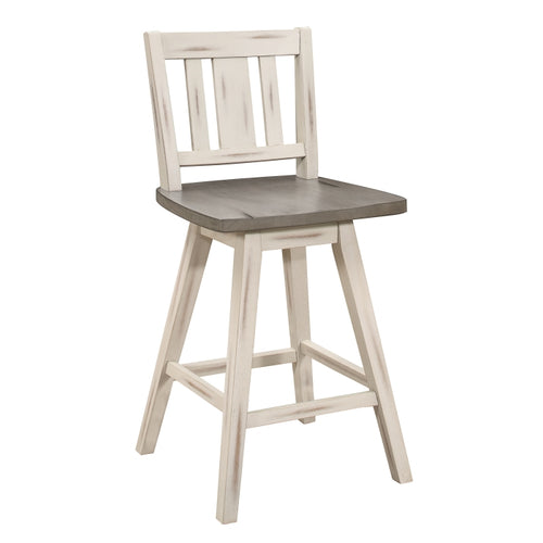 Amsonia Swivel Counter Height Chair (5602-24WTS2)